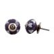 Purple Heart Floral Cabinet Knob